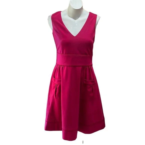 neiman marcus pink dress Strapless Floral Applique Satin Midi Dress